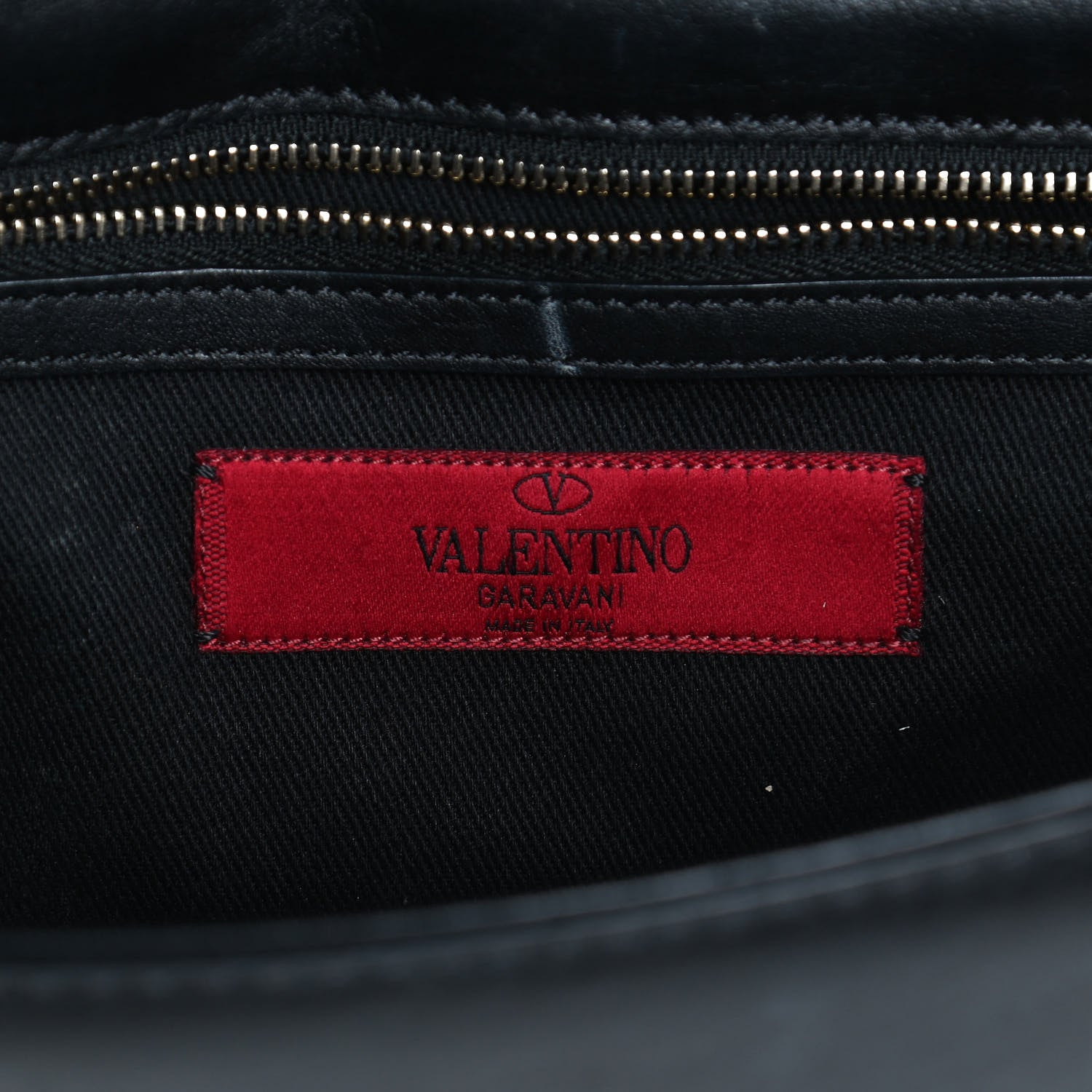 Valentino Garavani Vitello Small Glam Lock Rockstud Flap Black 6 of 10