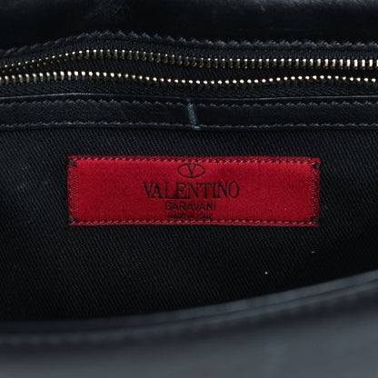 Valentino Garavani Vitello Small Glam Lock Rockstud Flap Black 6 of 10