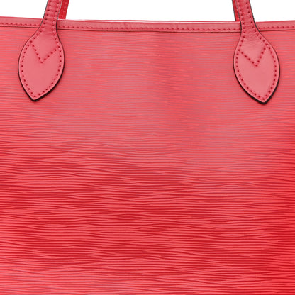 Louis Vuitton Epi Neverfull MM Coquelicot 10 of 12