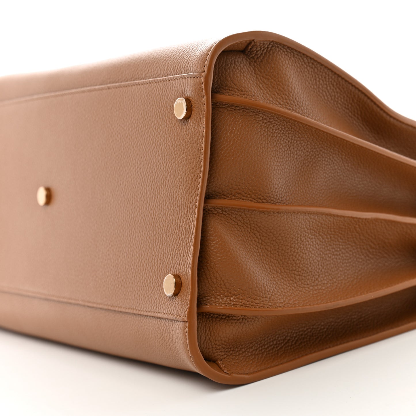 Grained Calfskin Large Souple Sac De Jour Cinnamon