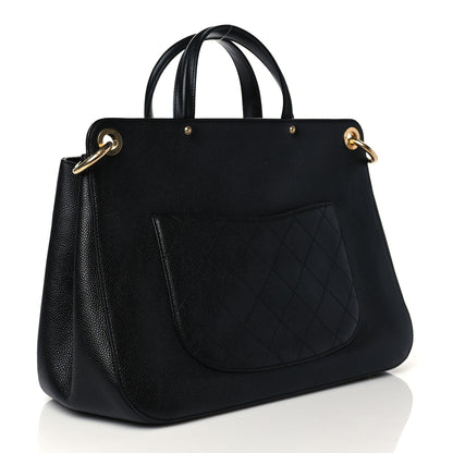 Chanel Caviar Large Shopping Tote Black 3 of 10
