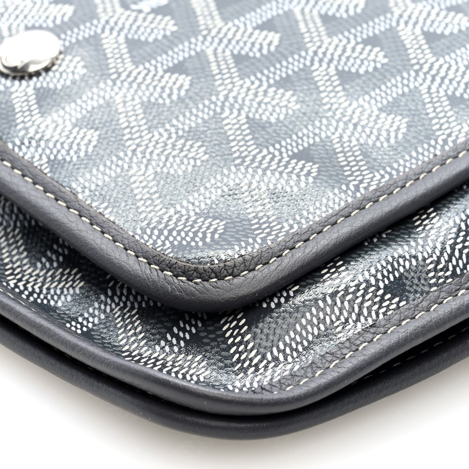 Goyard Goyardine Plumet Wallet Clutch Grey 9 of 9