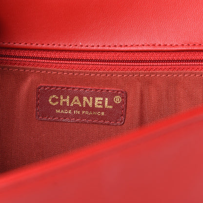 Chanel Lambskin Quilted New Medium Boy Flap Red 7 of 17