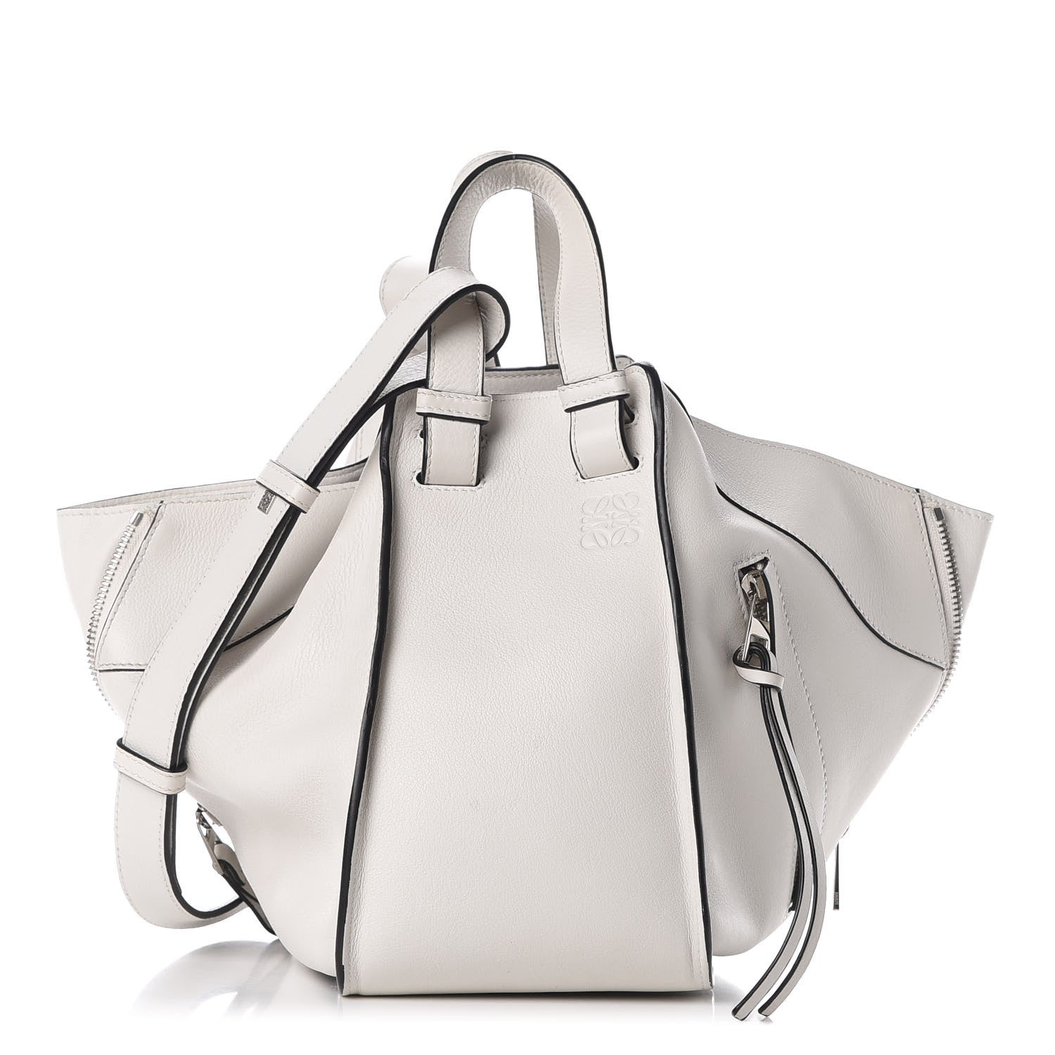 Loewe Calfskin Medium Hammock Shoulder Bag Soft White 1 of 10