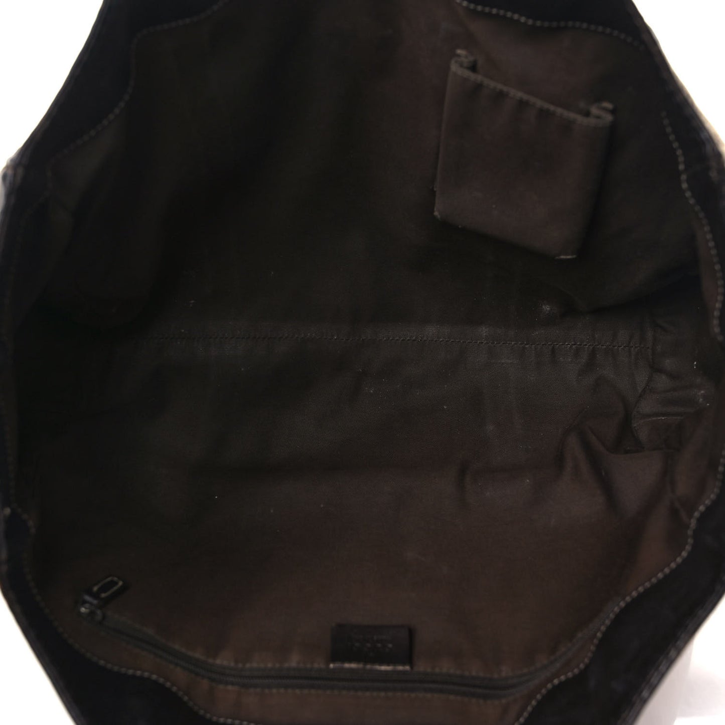 Monogram New Ladies Web Tote Dark Brown