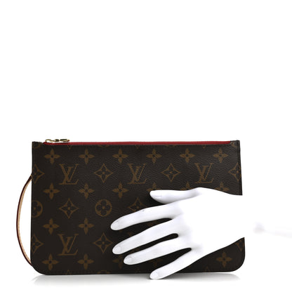 Louis Vuitton Monogram Neverfull MM GM Pochette Cherry 2 of 12