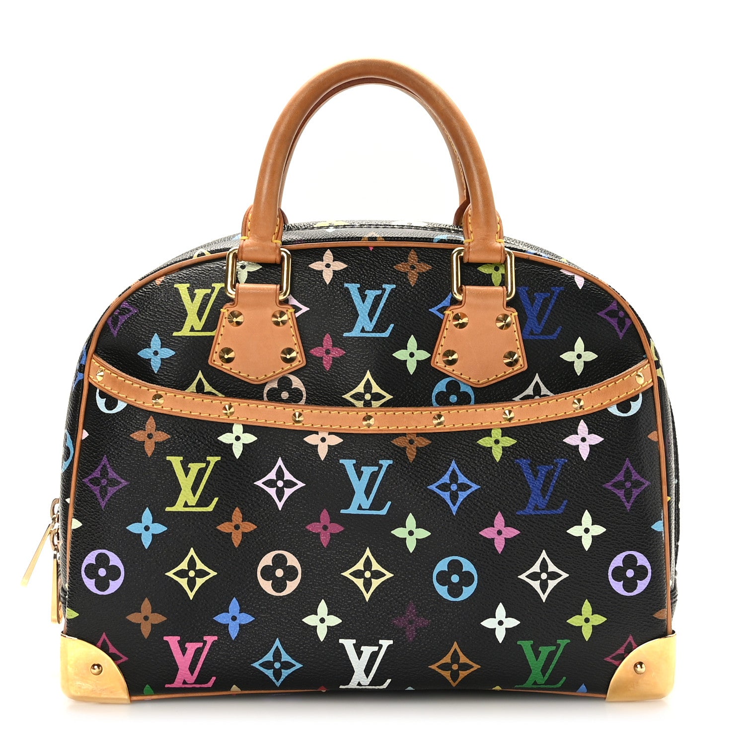 Louis Vuitton Monogram Multicolor Trouville Black 1 of 8