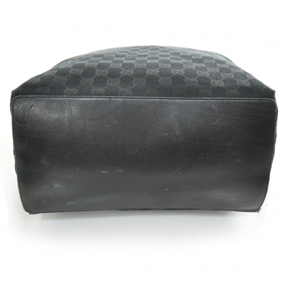 Monogram Large Bucket Tote Black