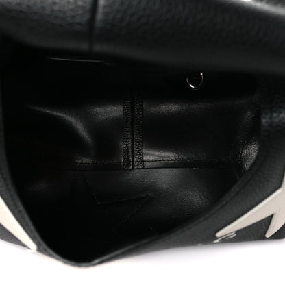 Marc Jacobs Grained Calfskin Star Mini The Sack Bag Black 6 of 12