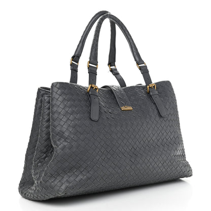 Bottega Veneta Nappa Intrecciato Medium Roma Tote Grey 3 of 14