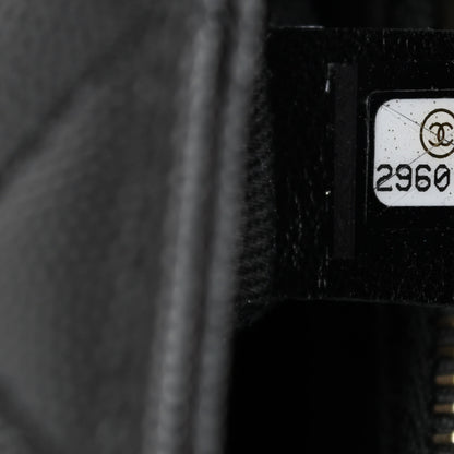 Chanel Caviar Lizard Embossed Quilted Small Coco Handle Flap Black 7 of 10