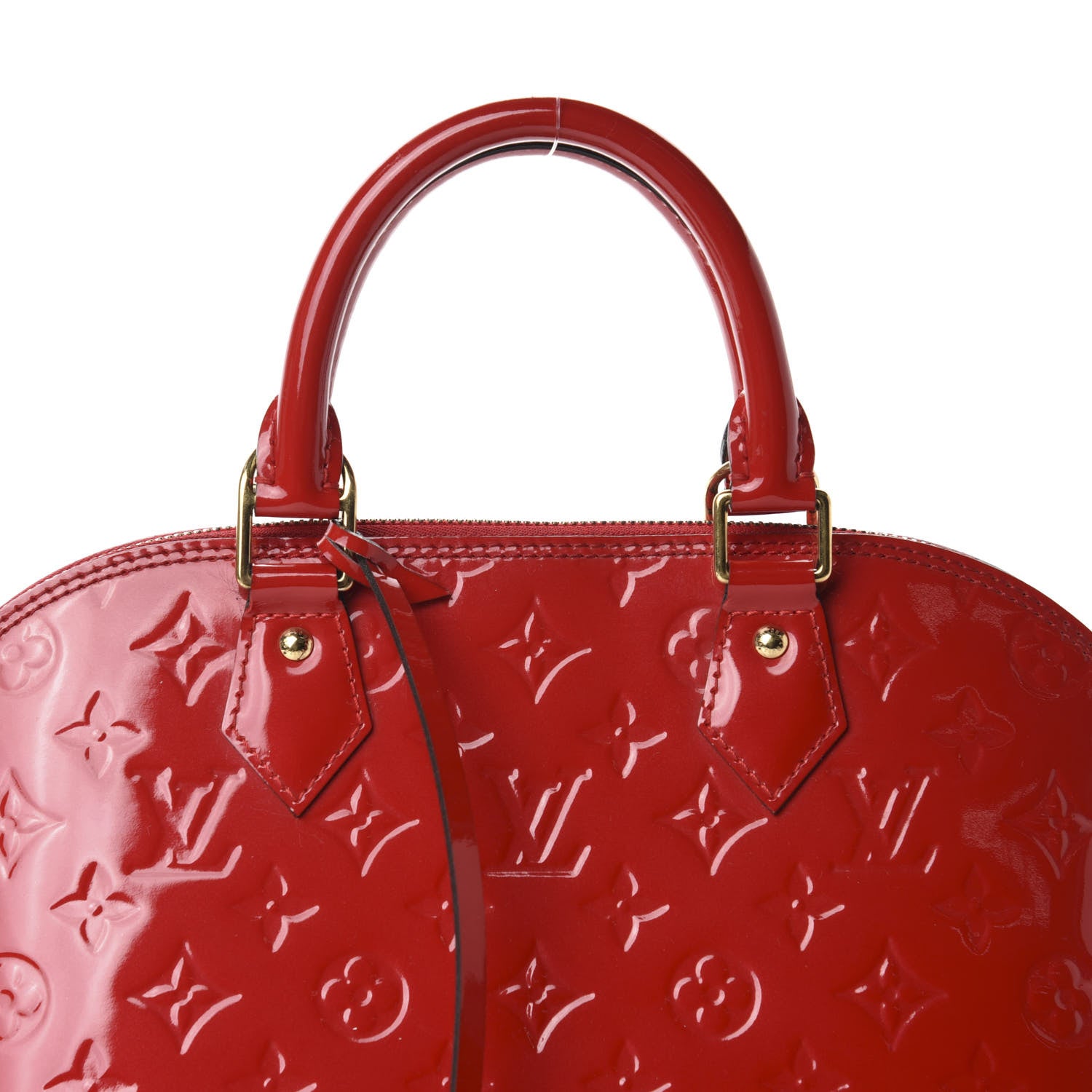 Louis Vuitton Vernis Alma PM Cherry 10 of 11