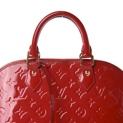 Louis Vuitton Vernis Alma PM Cherry 10 of 11