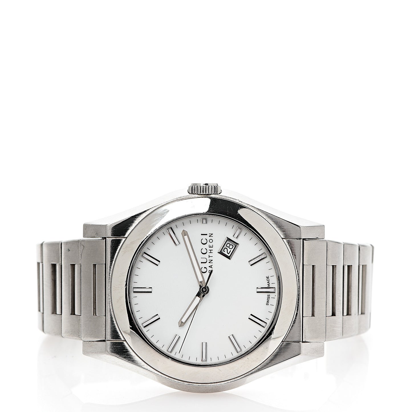 Stainless Steel 44mm Pantheon Quartz Watch