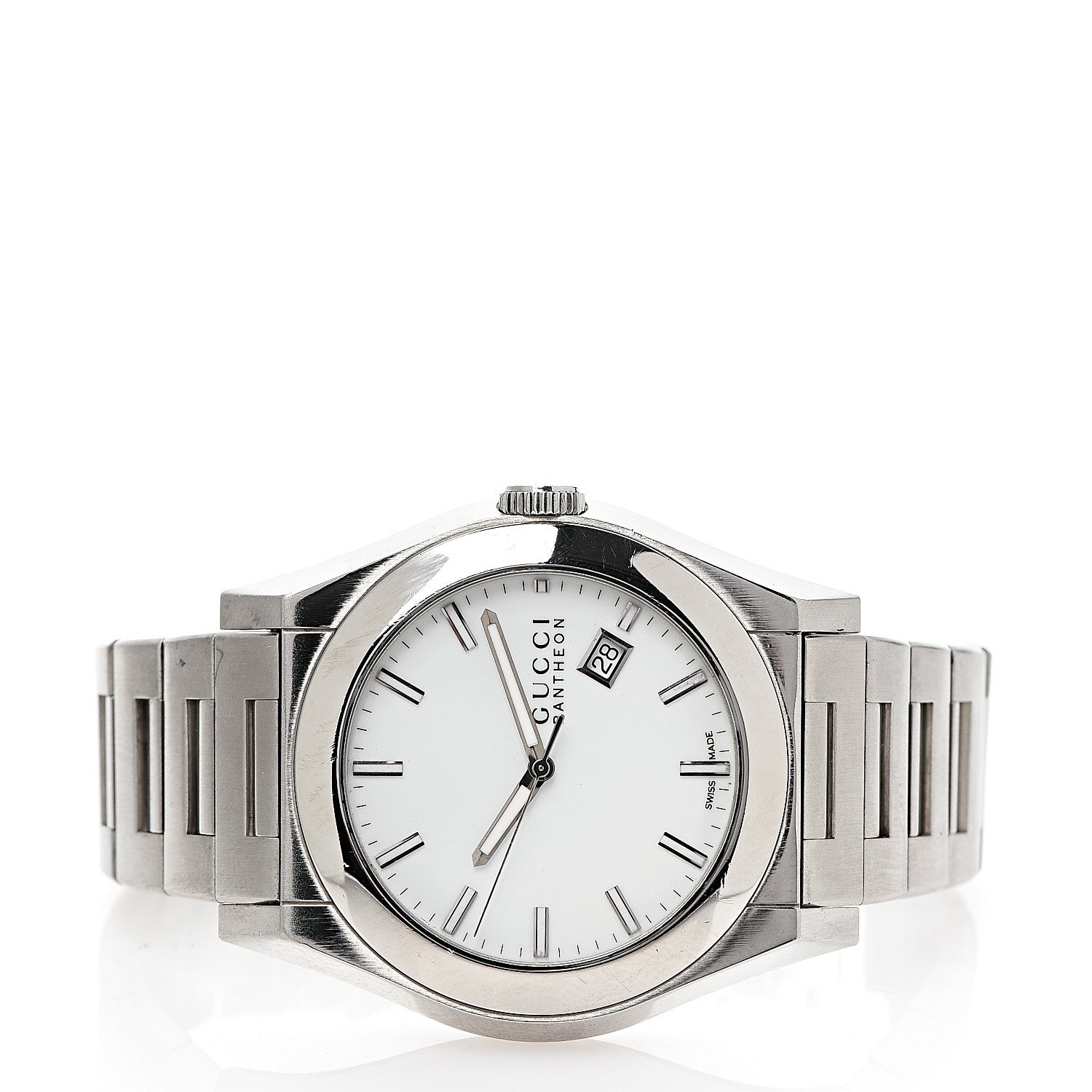 Gucci Stainless Steel 44mm Pantheon Quartz Watch 2 of 5