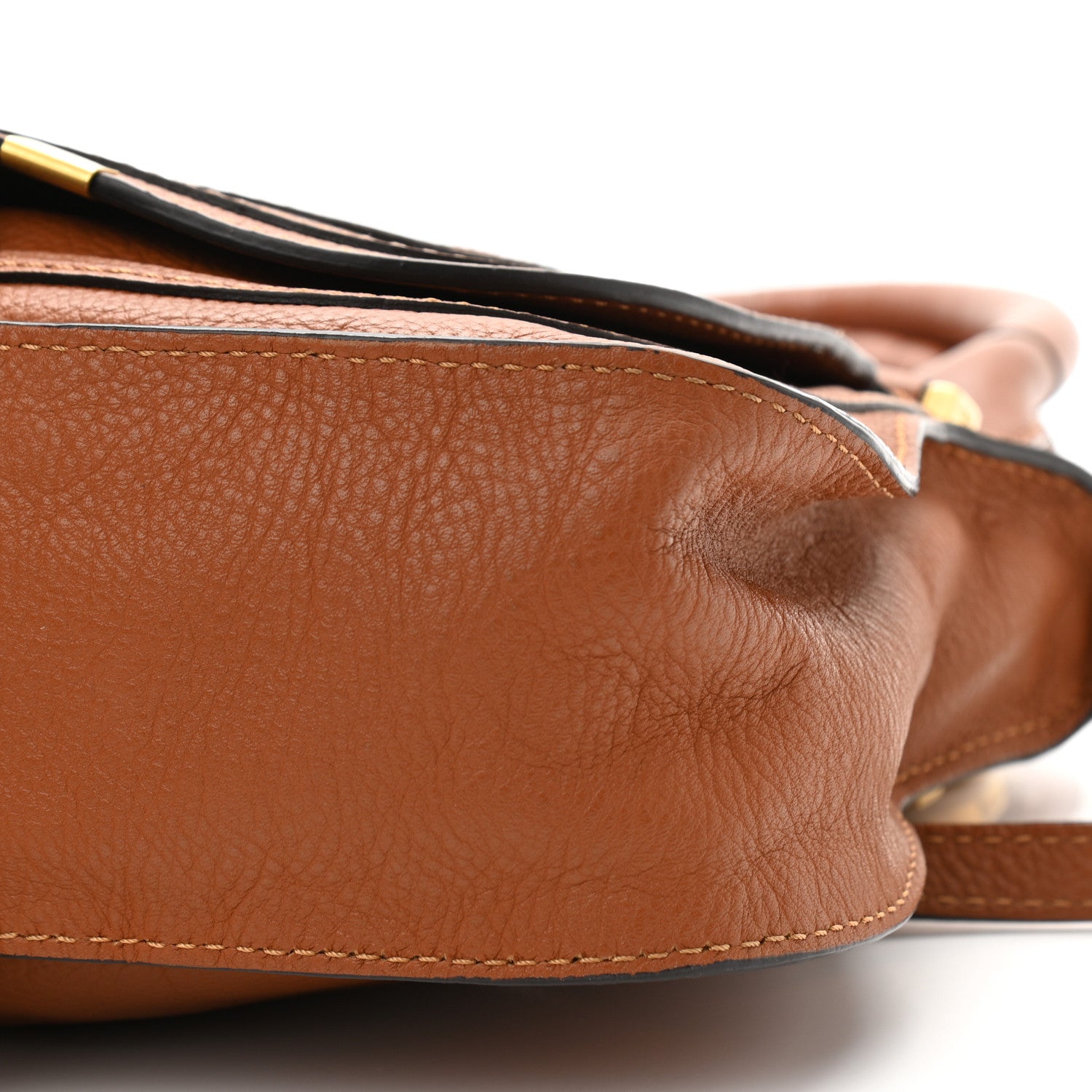 Chloe Calfskin Small Marcie Satchel Tan 10 of 12