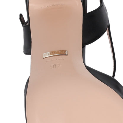 Gucci Malaga Kid Horsebit Lady 75mm Sandals 40.5 Black 8 of 10