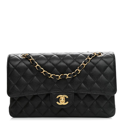 Chanel Caviar Quilted Medium Double Flap Black 1 of 9