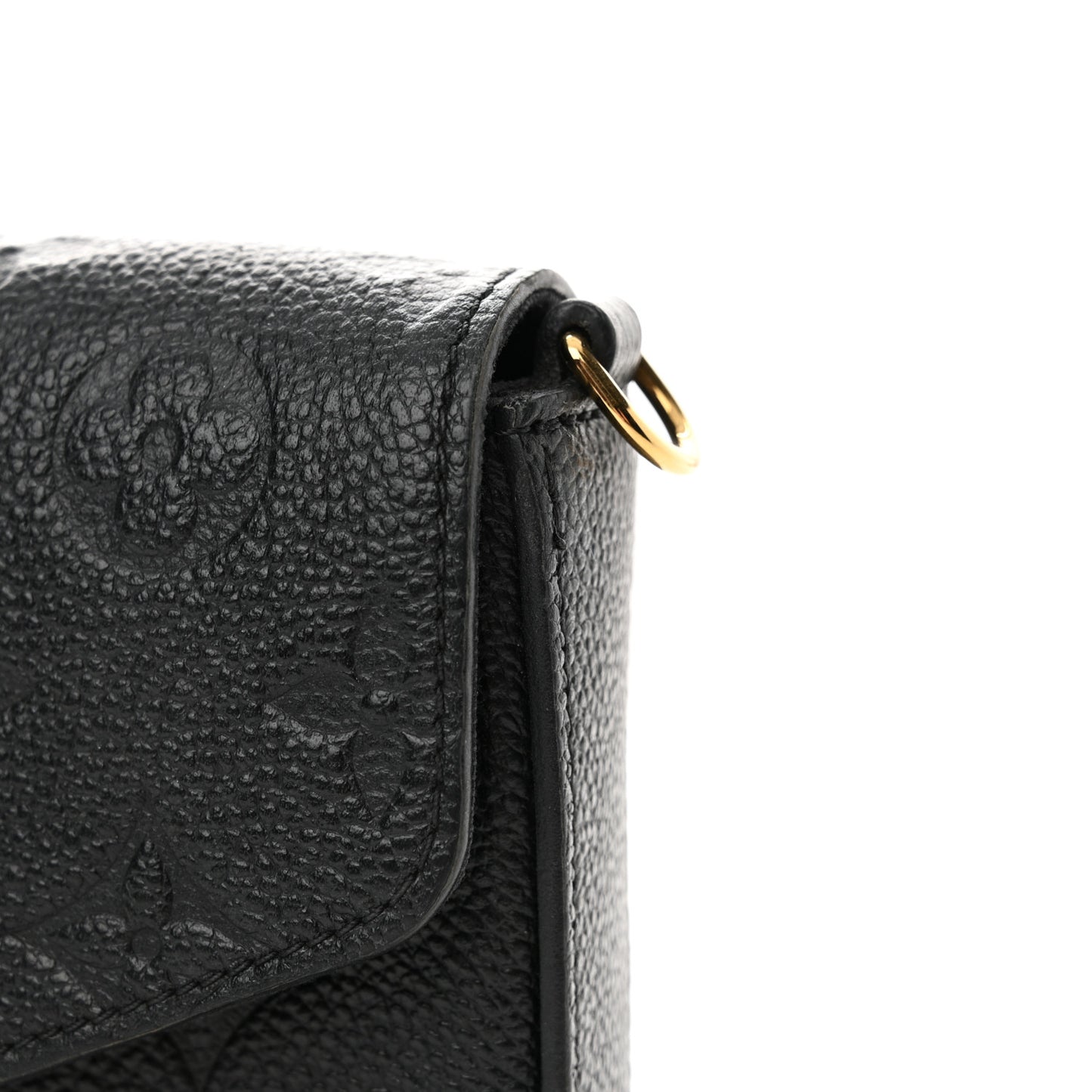 Empreinte Pochette Felicie Chain Wallet Black