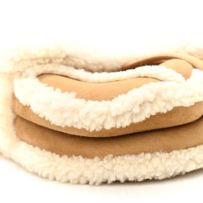 Christian Dior Shearling Saddle Bag Camel 9 of 10
