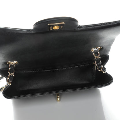 Chanel Lambskin Quilted Mini Rectangular Flap Black 5 of 8