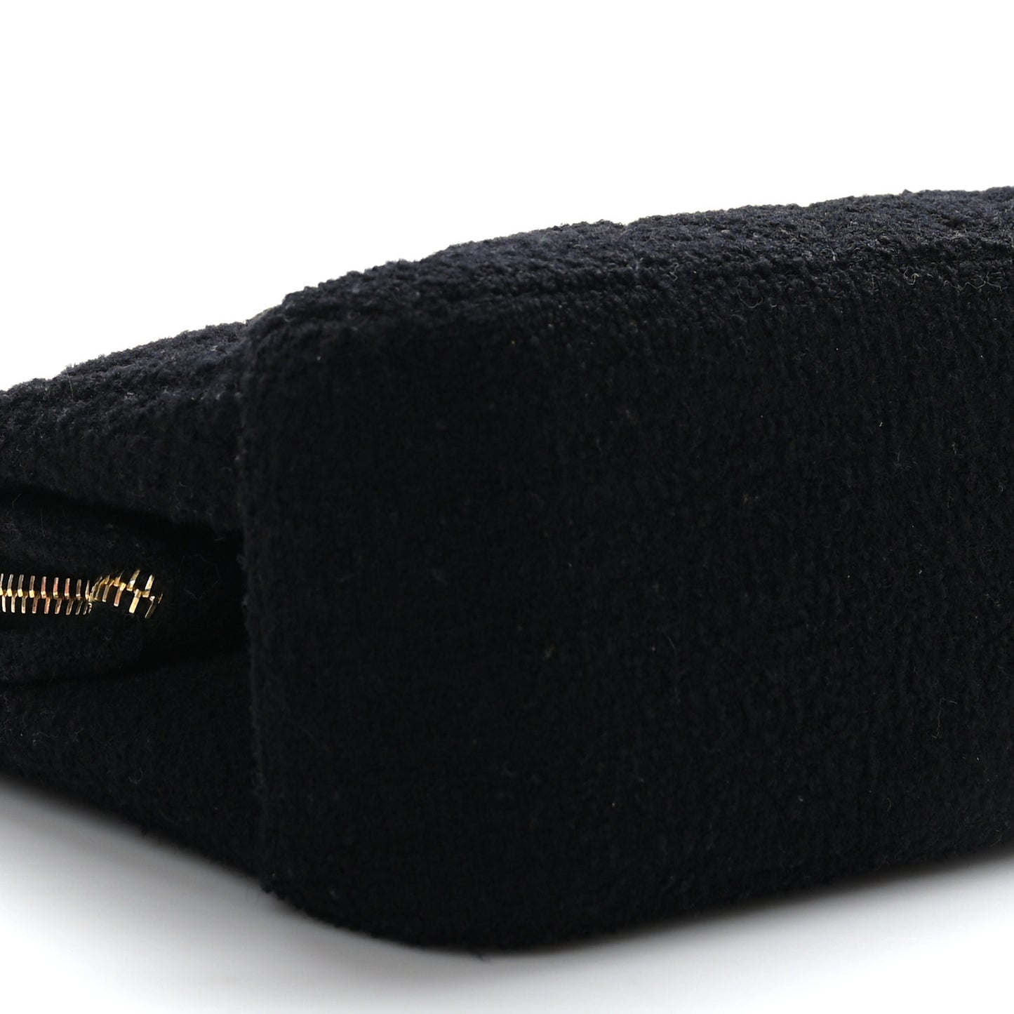 Jersey Quilted Shopping Tote Black