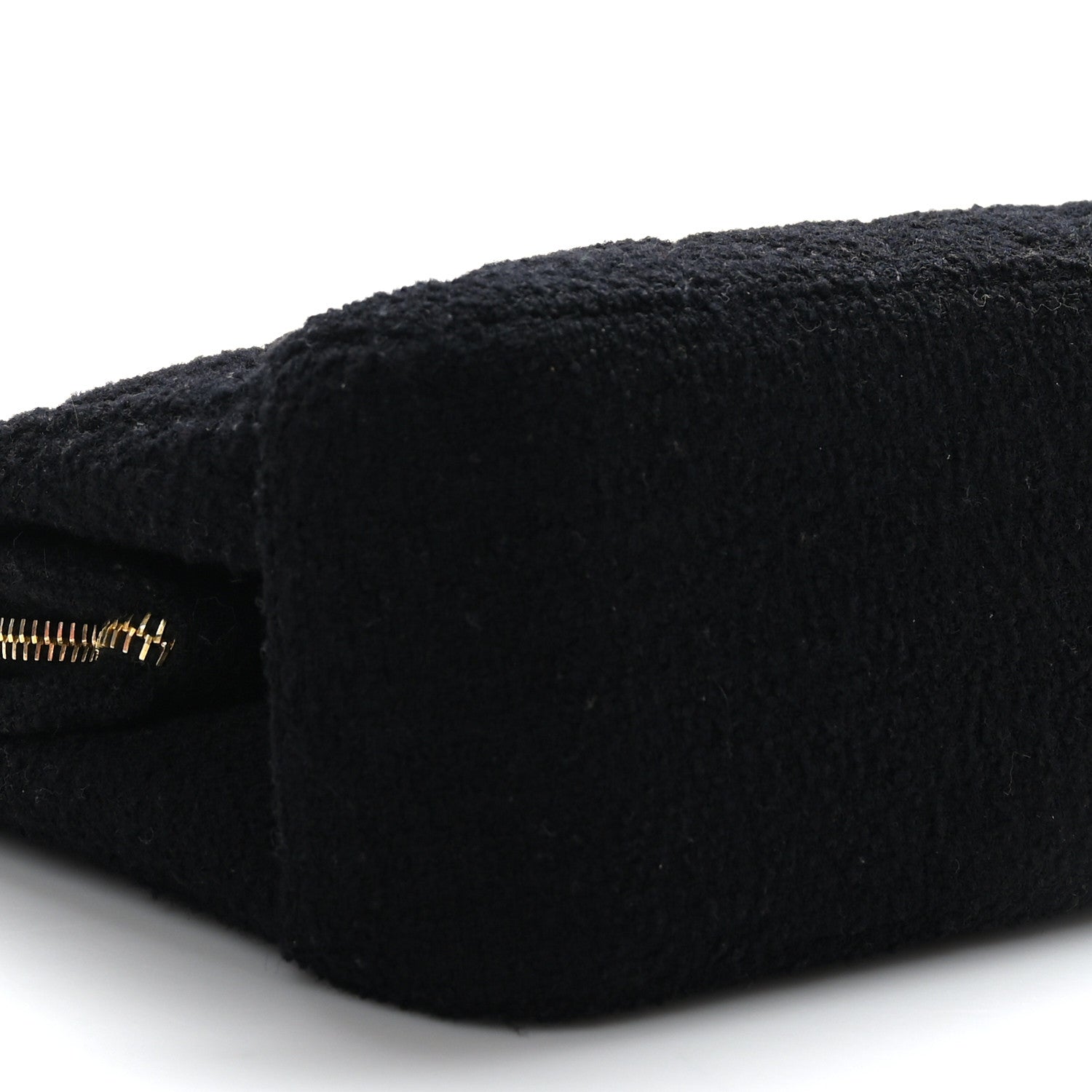 Chanel Jersey Quilted Shopping Tote Black 9 of 10