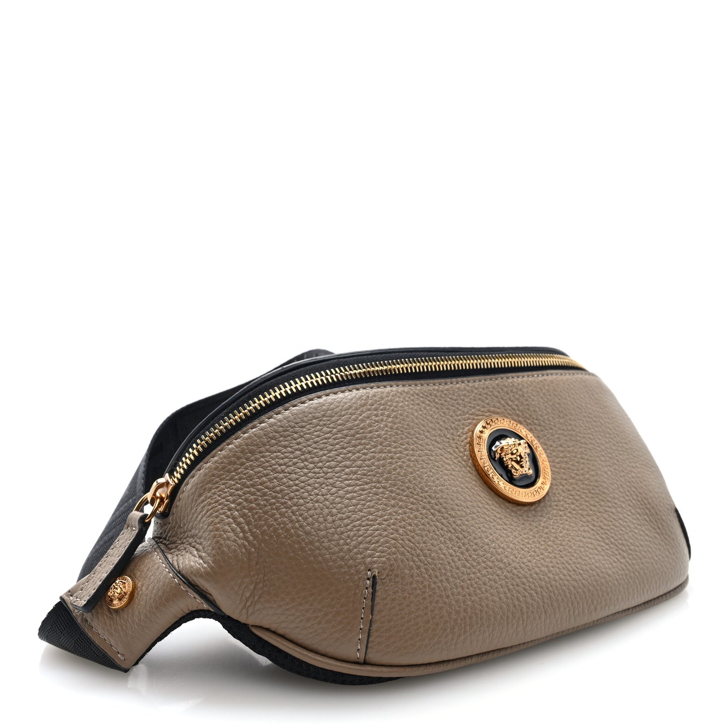 Grained Calfskin Vanitas Medea Belt Bag Taupe
