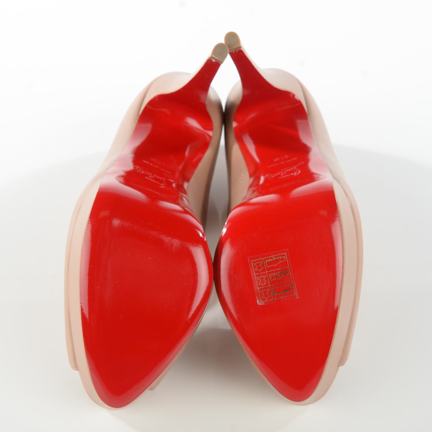 Calfskin Altapoppins 150 Pumps 41.5 Nude