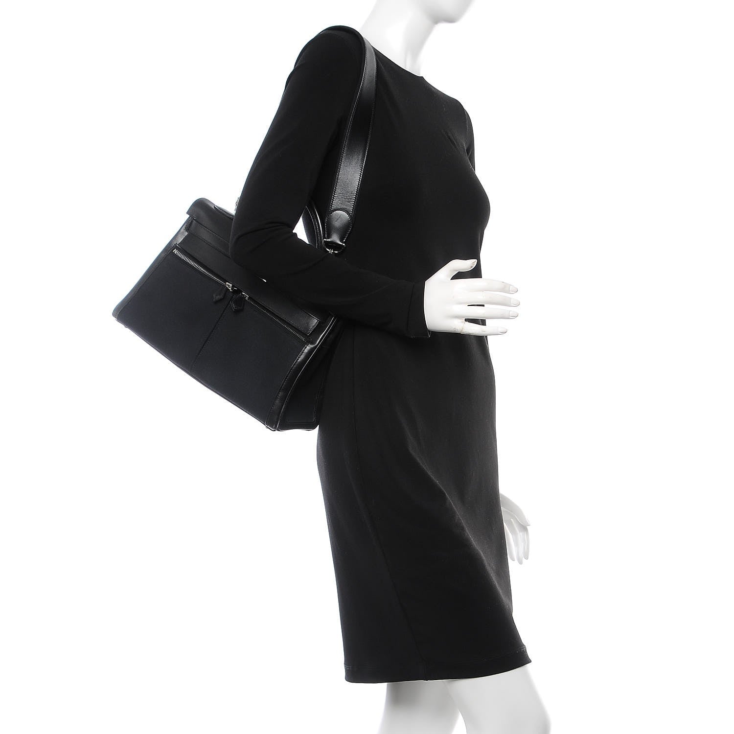 Hermes Box Toile Lakis Kelly Black 3 of 10