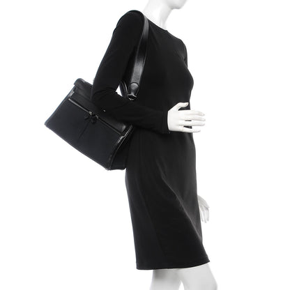 Hermes Box Toile Lakis Kelly Black 3 of 10