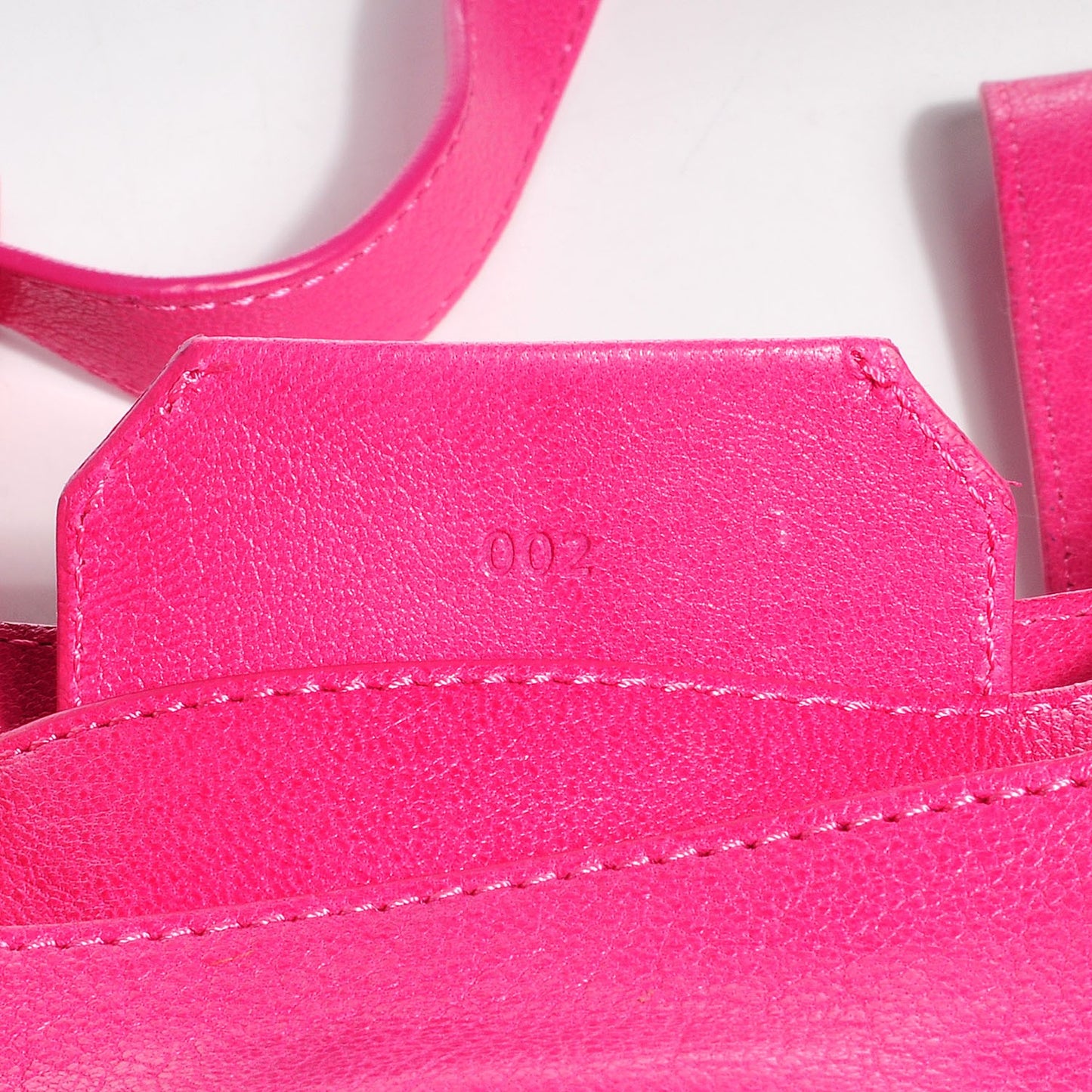 Lambskin PS1 Mini Pouch Messenger Bag Raspberry