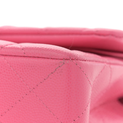 Chanel Caviar Quilted Small Double Flap Pink 11 of 11