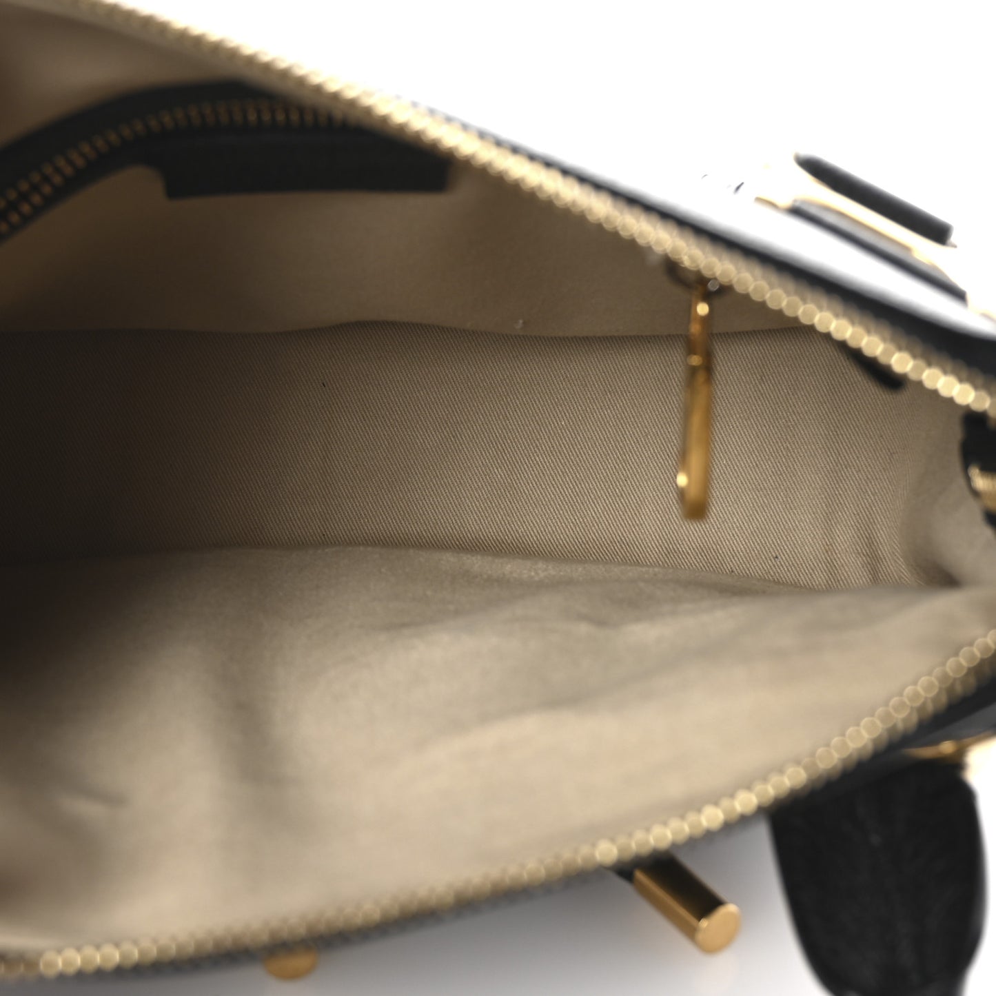 Calfskin Small Marcie Satchel Black