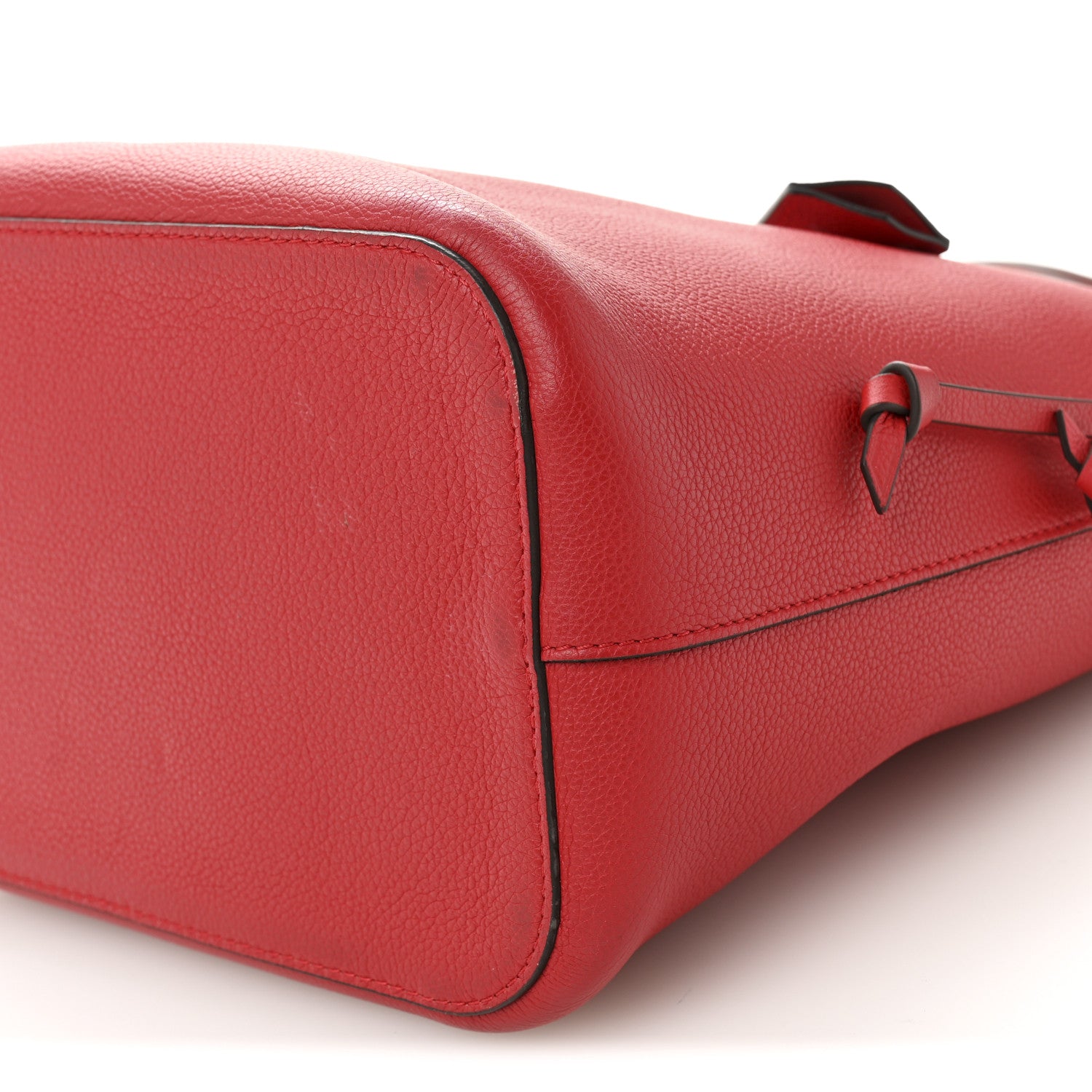 Louis Vuitton Calfskin Lockme Bucket Rubis 10 of 12