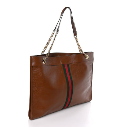 Gucci Calfskin Large Rajah Chain Tote Cuir 4 of 10