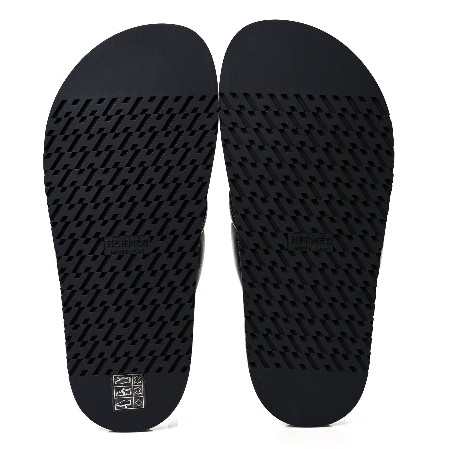 Hermes Nappa Extra Sandals 37 Black 5 of 9