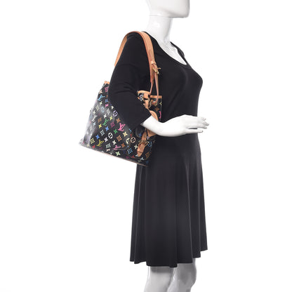 Louis Vuitton Monogram Multicolor Petit Noe Black 2 of 11
