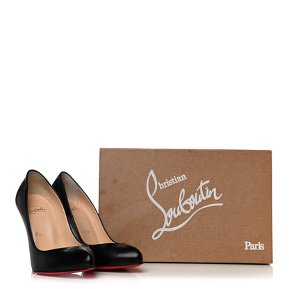 Christian Louboutin Shiny Nappa Breche 100 Pumps 35 Black 10 of 10