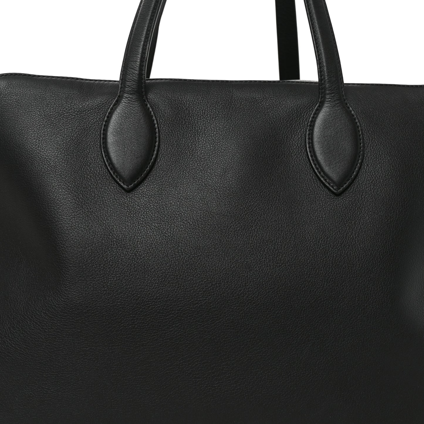 Pebbled Calfskin Large Maeve Weekender Bag Black
