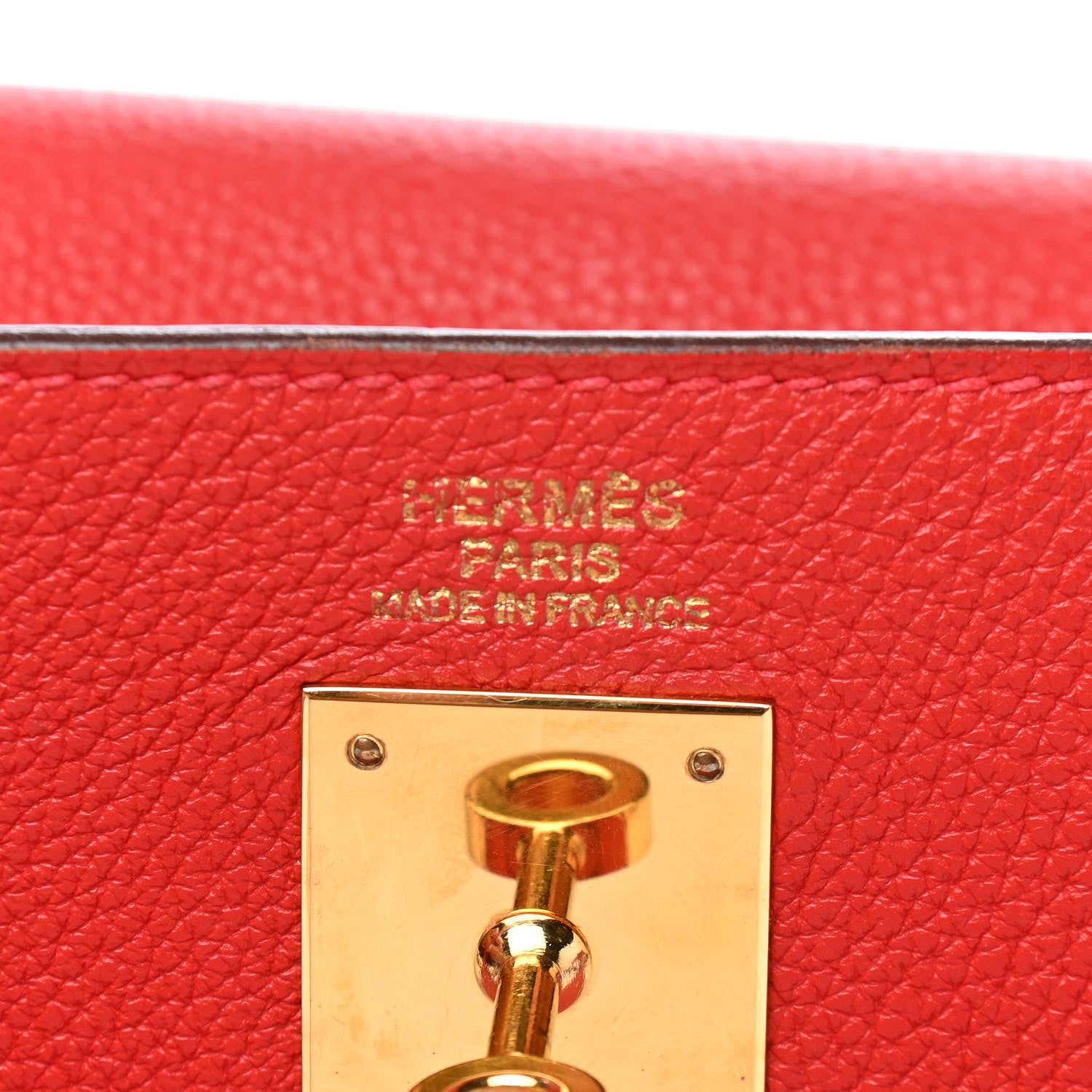 Hermes Togo Kelly Retourne 35 Rouge Casaque 5 of 9