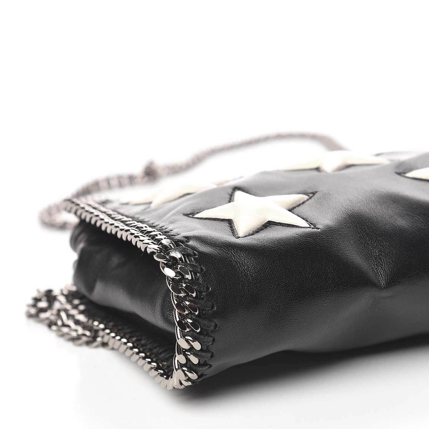 Alter Nappa Embossed Tiny Star Falabella Tote Black
