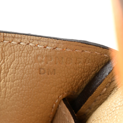 Hermes Epsom Horseshoe Birkin 30 Abricot Trench 7 of 11