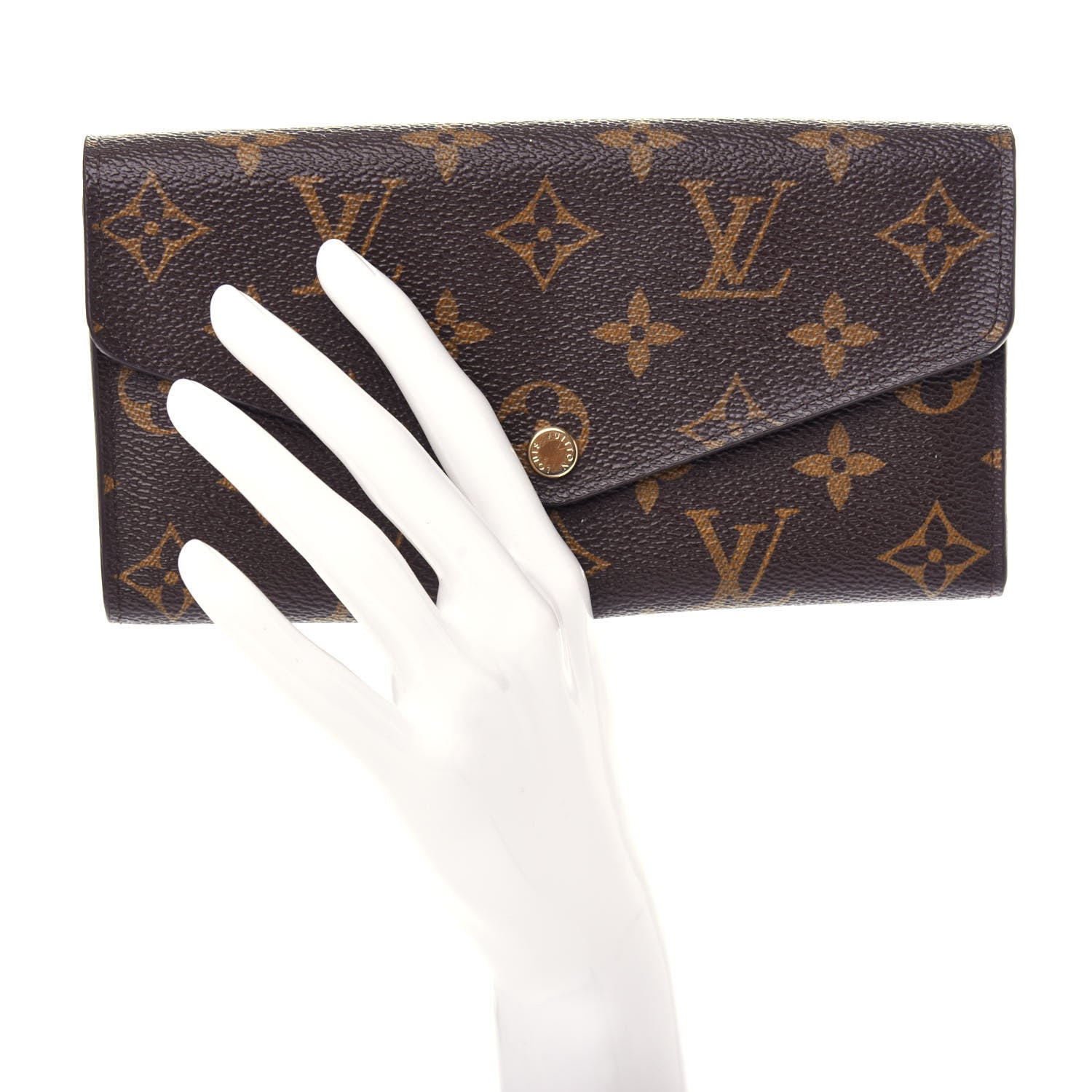 Louis Vuitton Monogram Sarah Wallet NM 2 of 7
