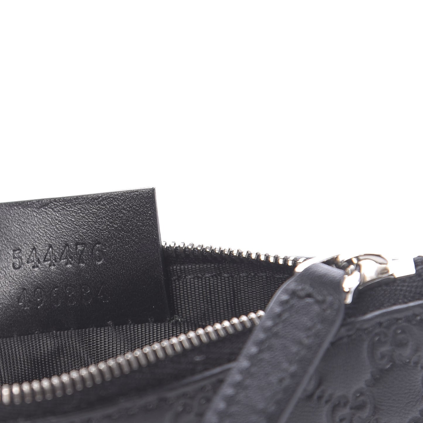 Microguccissima Key Ring Coin Case Black