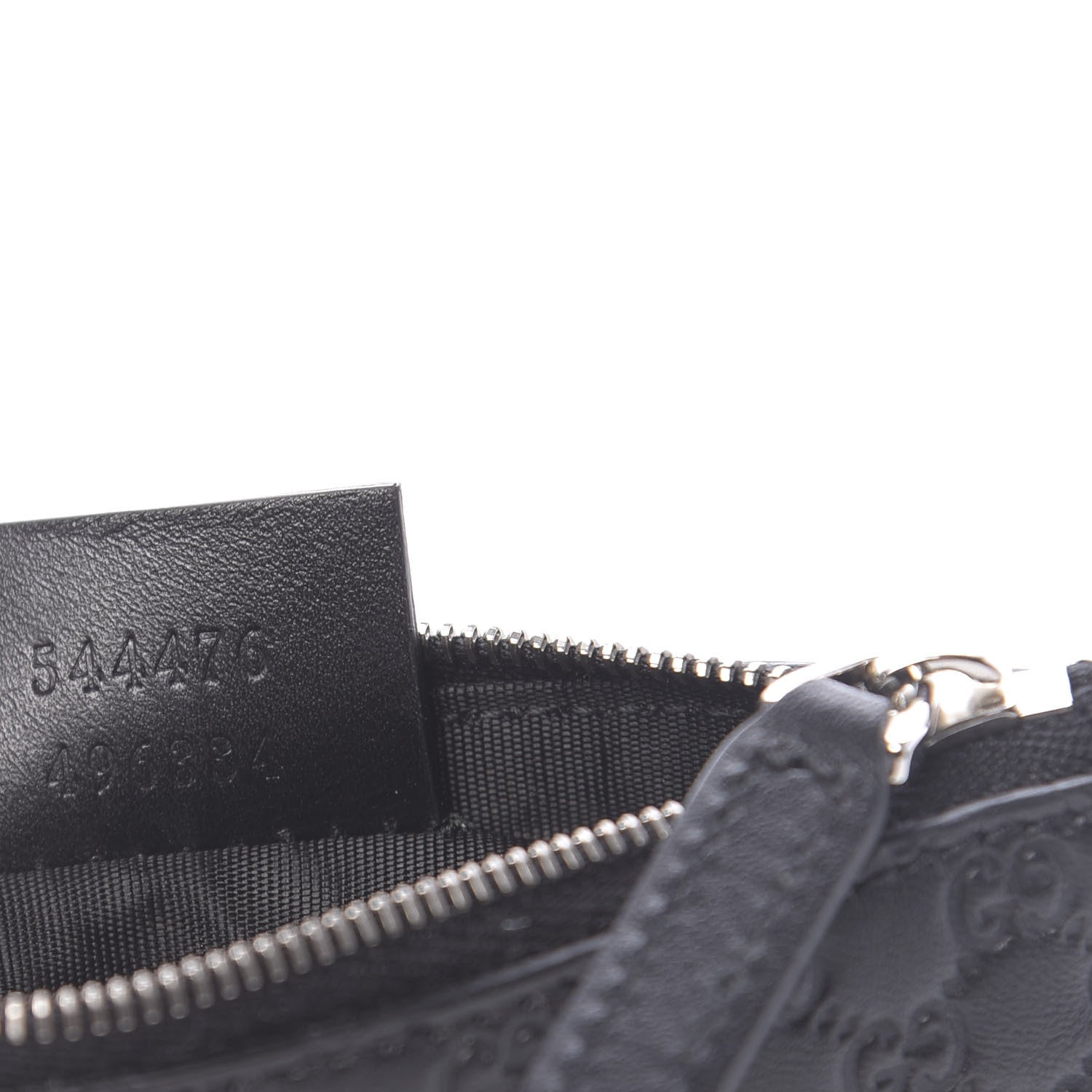 Gucci Microguccissima Key Ring Coin Case Black 7 of 8