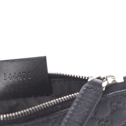 Gucci Microguccissima Key Ring Coin Case Black 7 of 8