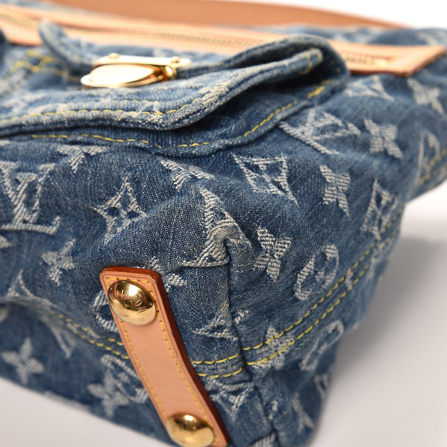 Monogram Denim Baggy PM Blue