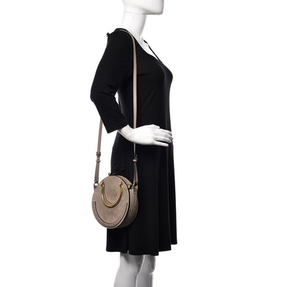 Chloe Calfskin Suede Small Pixie Bag Motty Grey 2 of 13