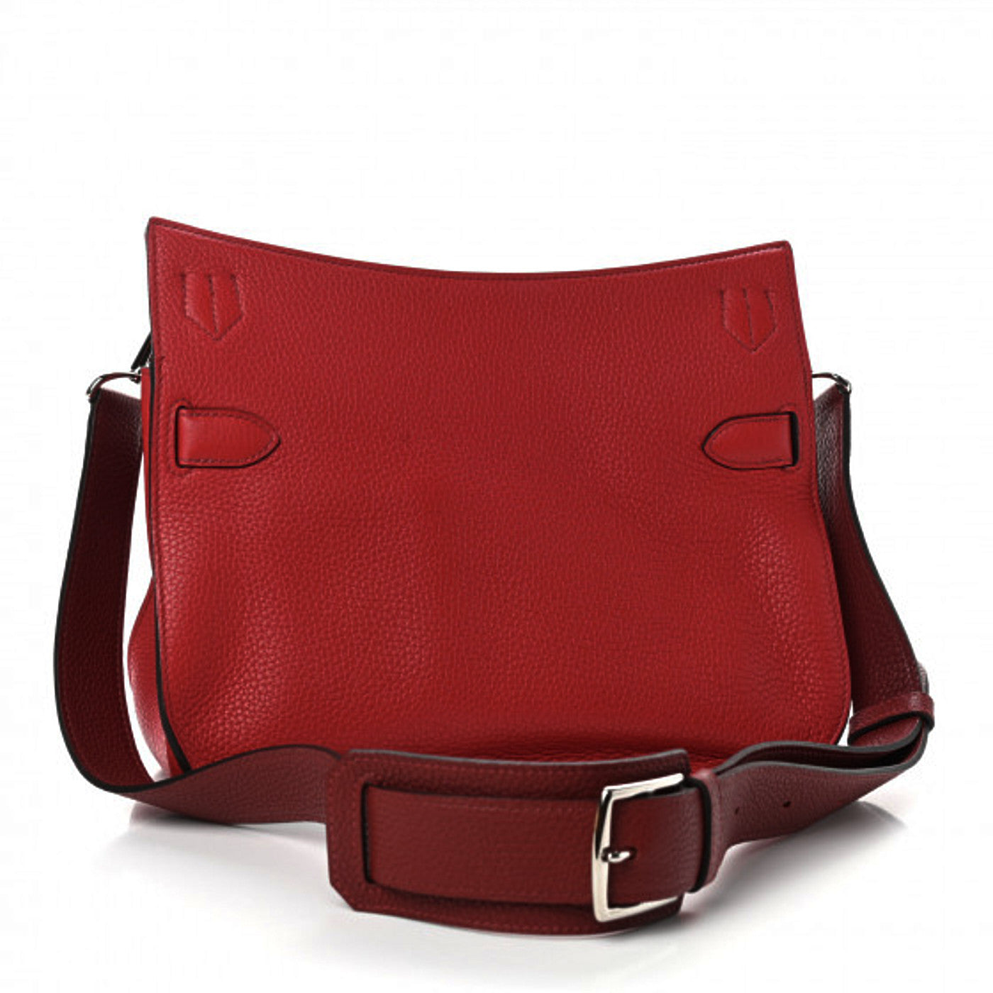 Hermes Taurillon Clemence Bi-Color Jypsiere 31 Rouge Casaque Rouge H 3 of 11